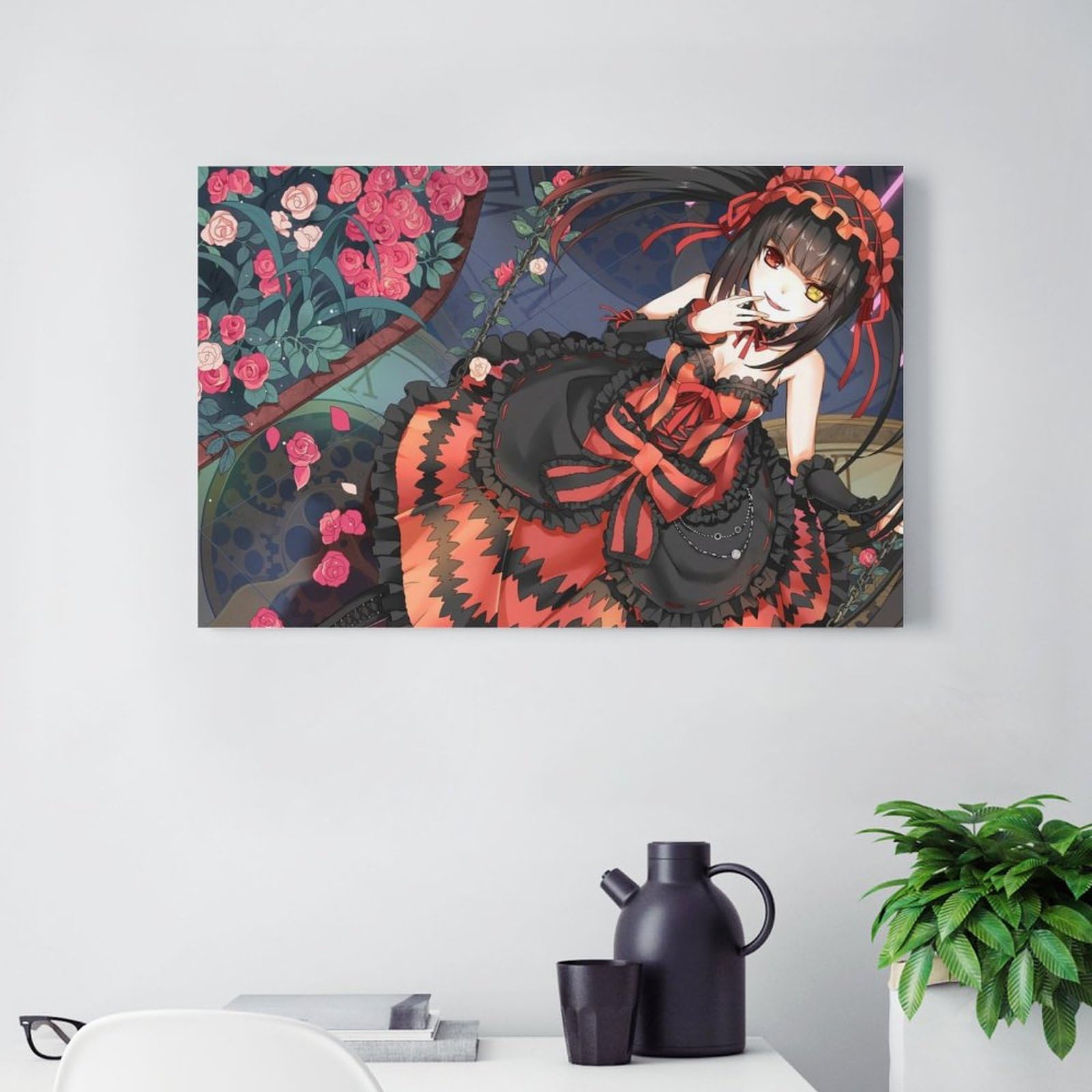 Amazon.co.jp: アートパネル デート・ア・ライブ 時崎狂三 壁掛け絵画